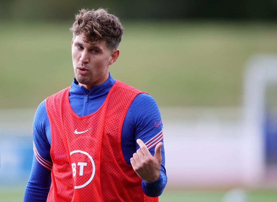 John Stones has not played for Man City so far this season but has joined up with England