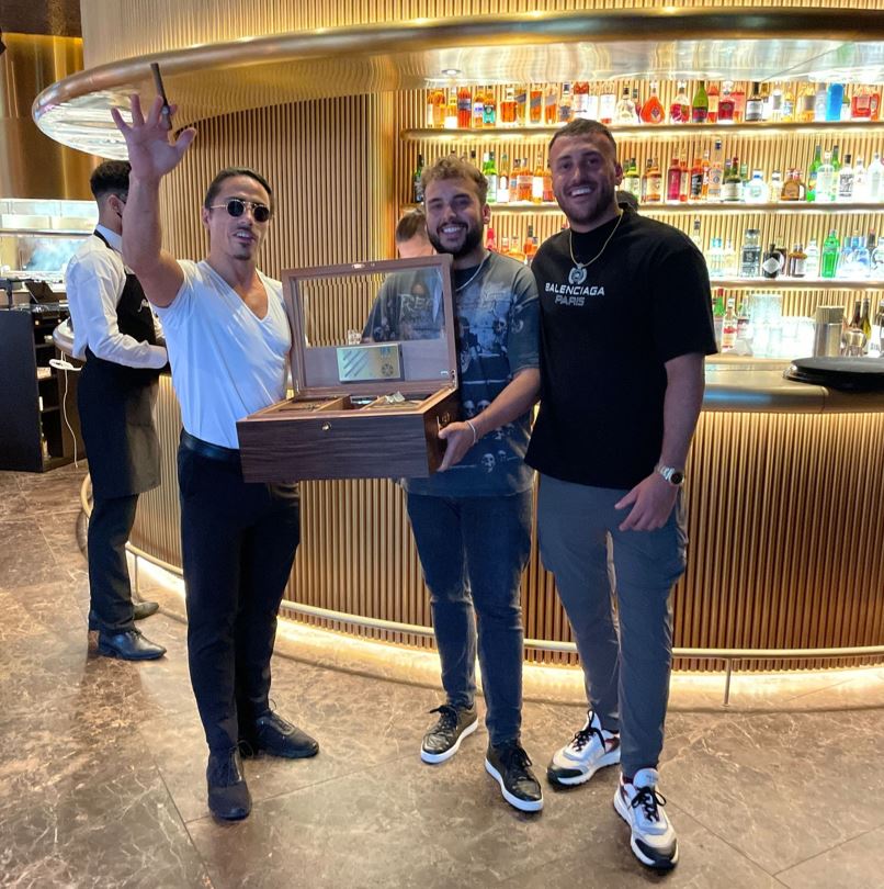 Salt Bae was tipped with a box of £2,000 cigars