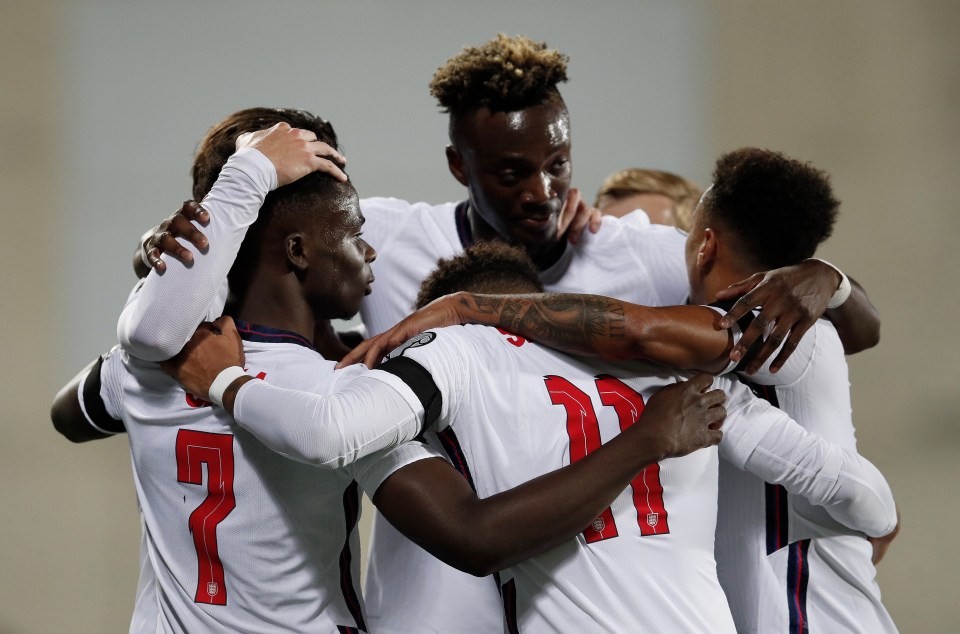 England defeated Andorra 5-0 in the 2022 World Cup qualifying phase