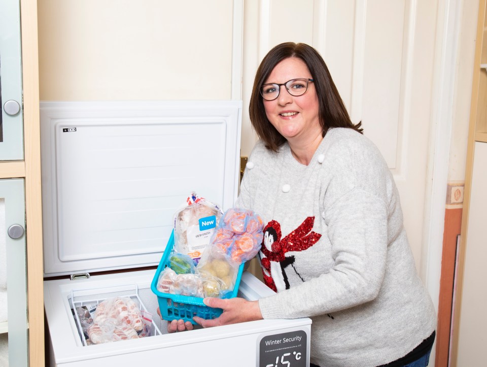 Deb Hellyer has prepped her Christmas dinner in advance to make sure the day is stress-free