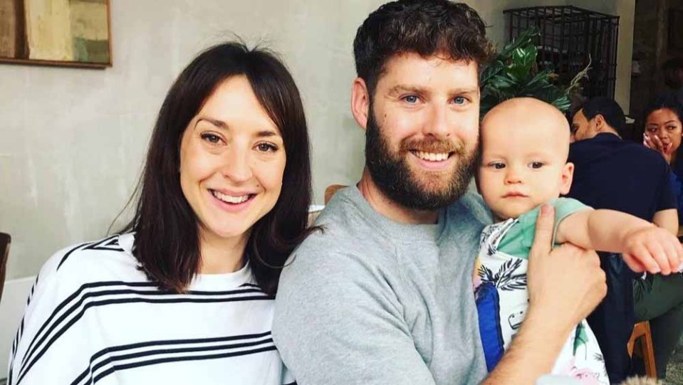 After Edward was given just a three per cent chance of going into remission, his sister Kate, pictured here with Edward and her son, Eric, started a GoFundMe