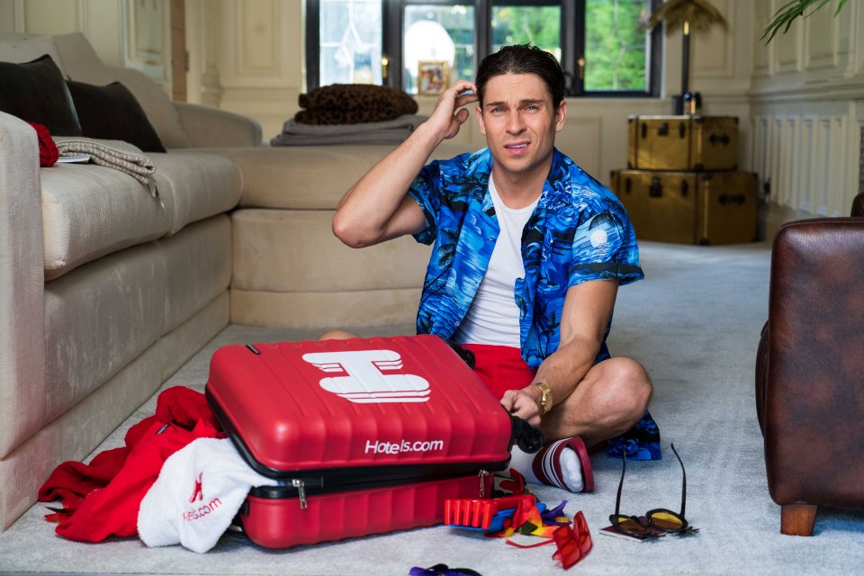 Hotels.com has teamed up with blunder-prone holiday lover Joey Essex