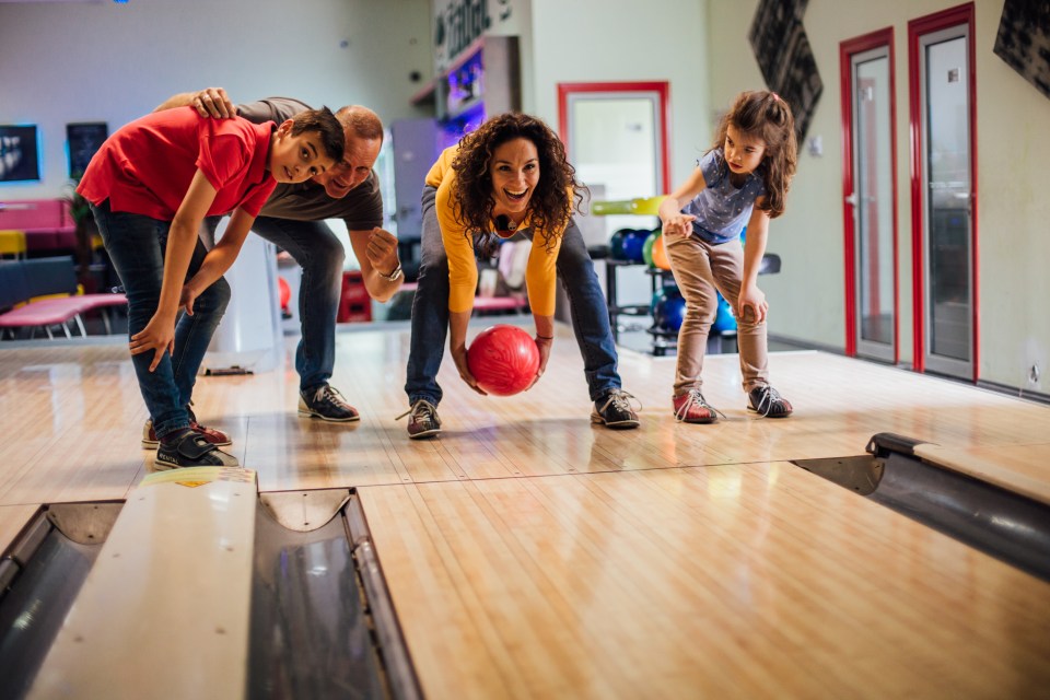 Embrace a bit of family competition down at the bowling alley