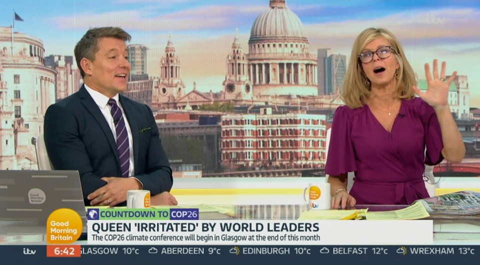 Ben Shephard mocked Kate Garraway for always leaving her phone on during GMB