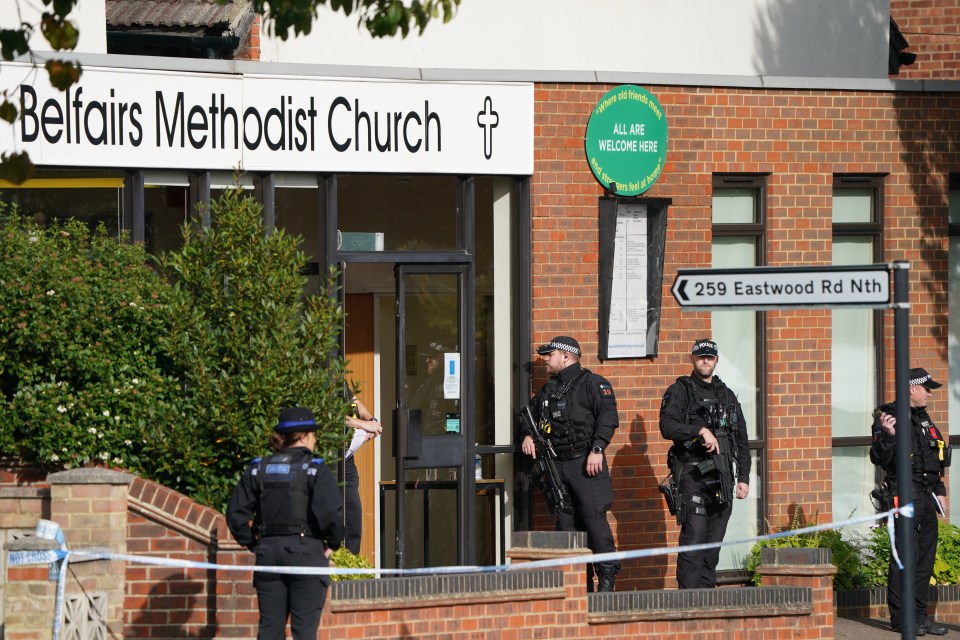 The attack took place at a church hall in Essex