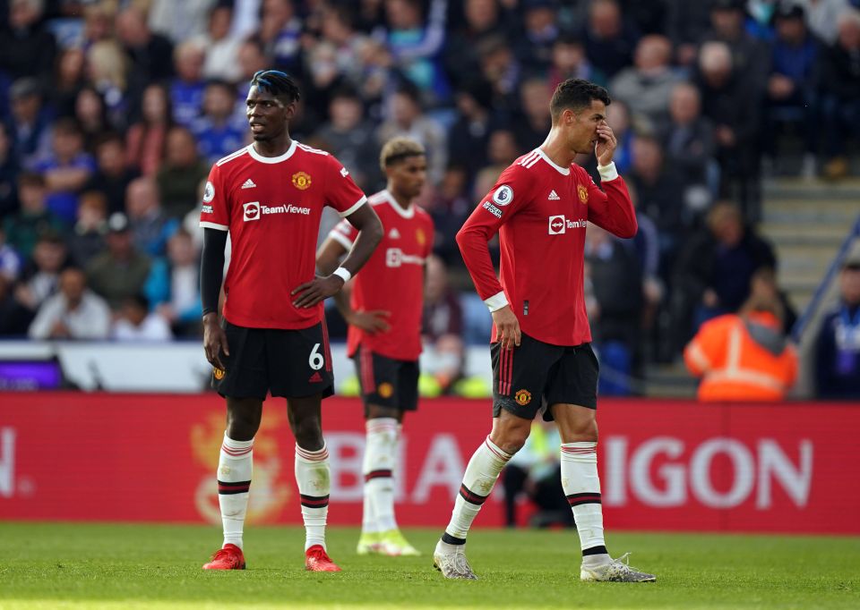 The Red Devils lost 4-2 away at Leicester on Saturday with the Foxes outplaying United