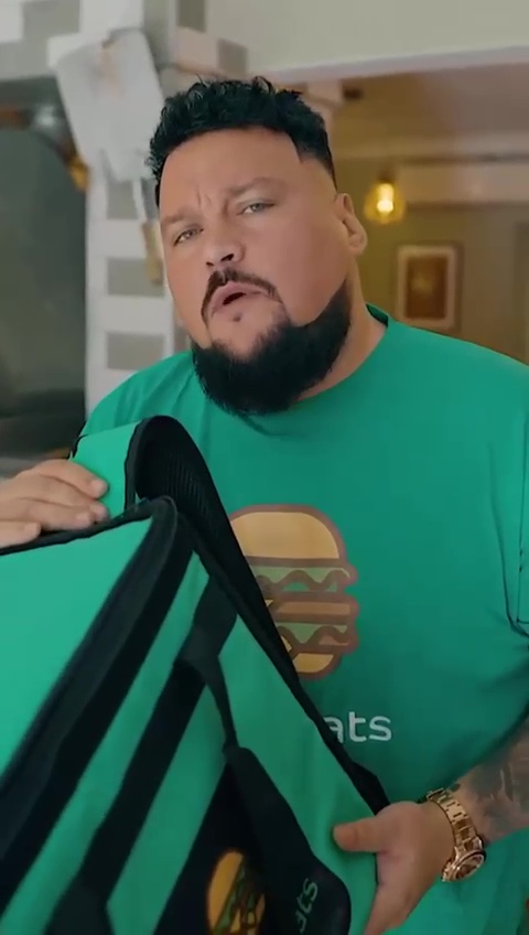 Charlie Sloth, who produced a promo video for the brand, was pictured with Crypto Eats merchandise