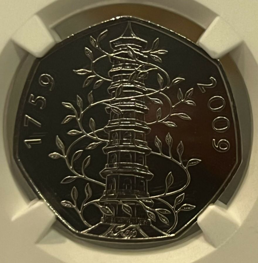 The rare Kew Gardens 50p sold for nearly £300 on eBay