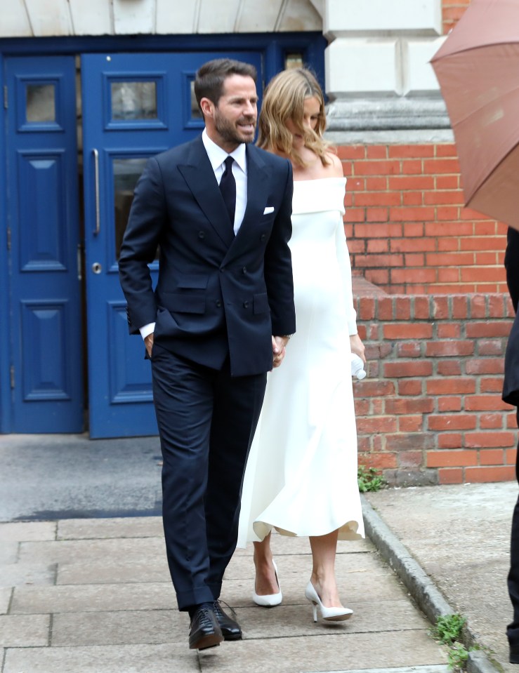 Jamie and Frida tied the knot in an intimate family-attended ceremony