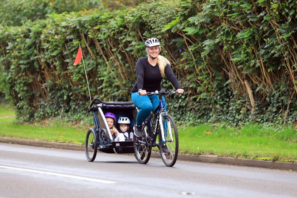 Natalie Ward has cut down her car use and taken up cycling