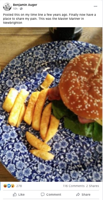 Diners have mocked Wetherspoons for the paltry amount of chips served at some outlets