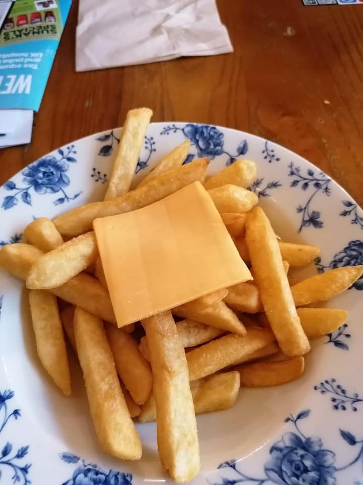 This portion of cheesy chips didn't live up to expectations