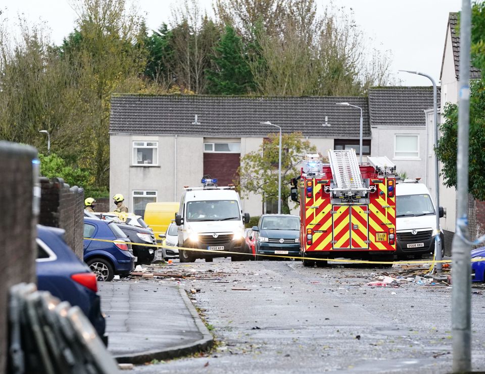 Residents have been evacuated from the area around the site of the blast in Kincaidston