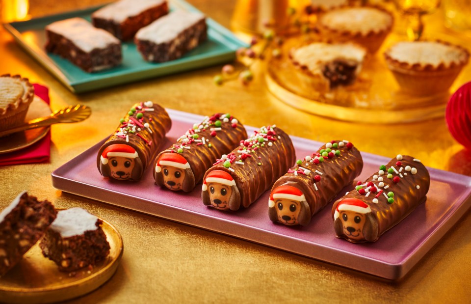 Choc dog logs are on the Christmas menu