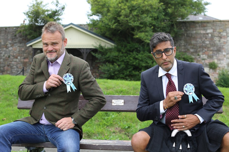 Sanjeev Kohli joined Al to try and get a taste of what it was like fighting at Bannockburn, wearing chainmail and armour