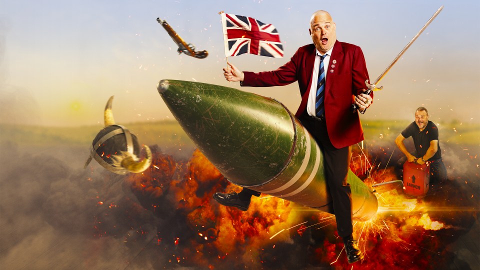 Al Murray investigates why Britain loves a war as his new Sky One show launches