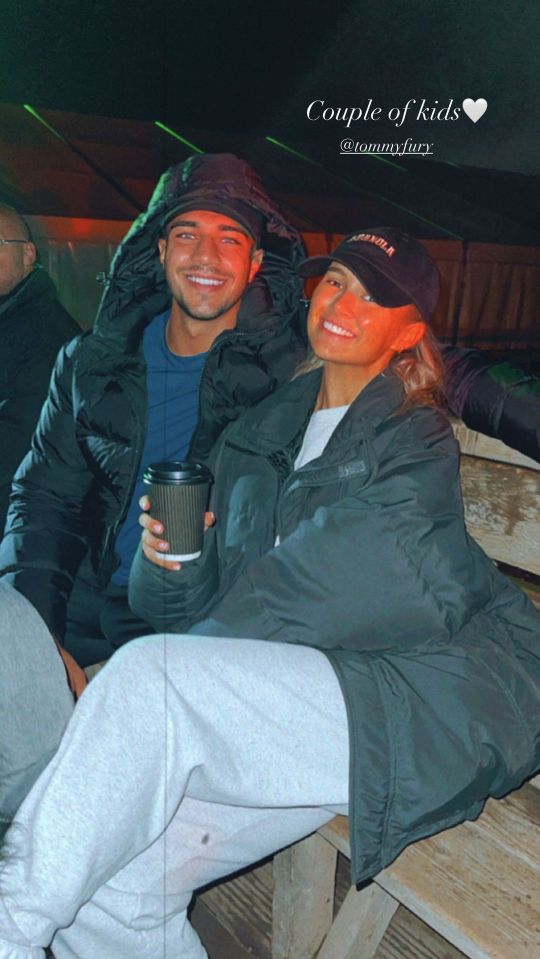 Molly-Mae Hague and Tommy Fury's went on a spooky Halloween-themed date night last night