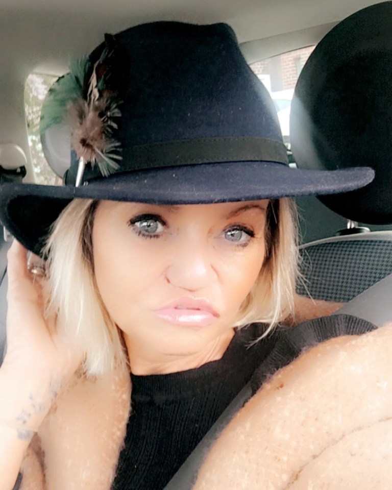 Danniella Westbrook has told her followers she is back in hospital