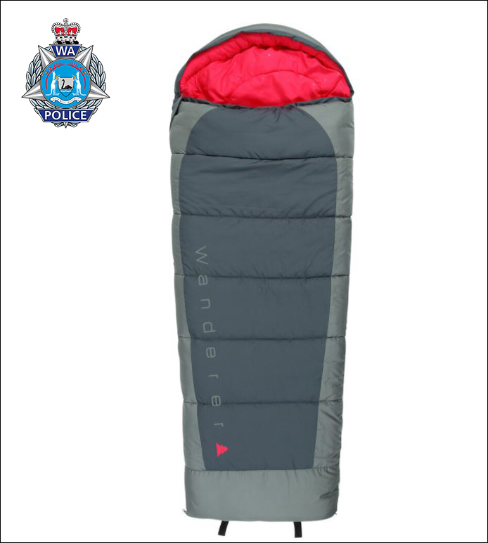 Police released a picture of a sleeping bag like the one Cleo was using