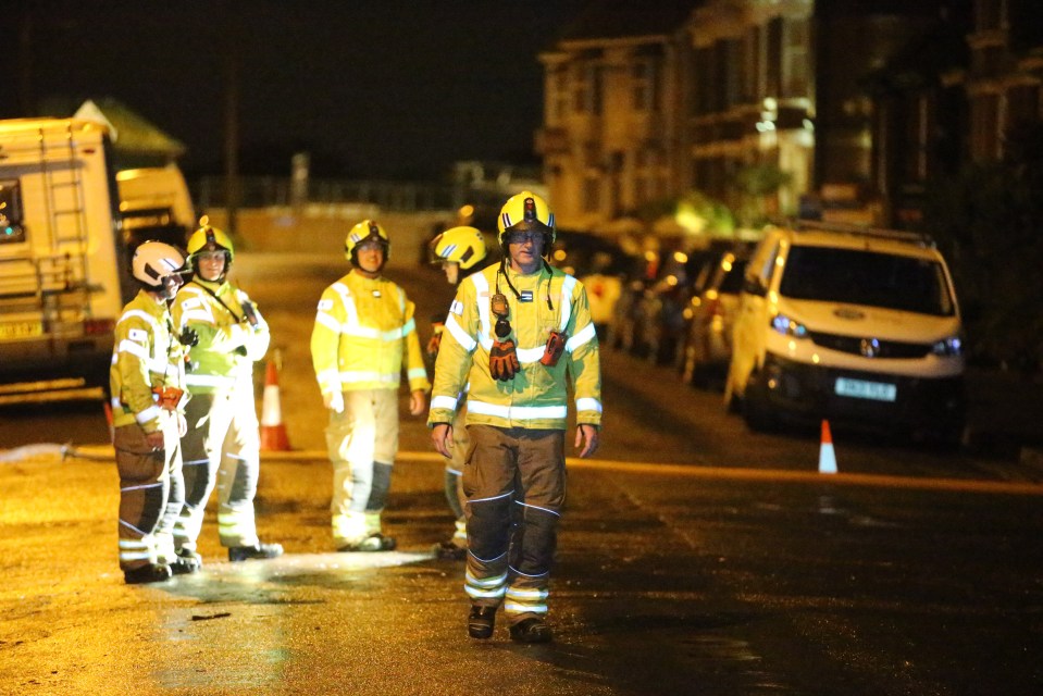 Emergency services were called to flooding in Little Hampton, West Sussex, overnight