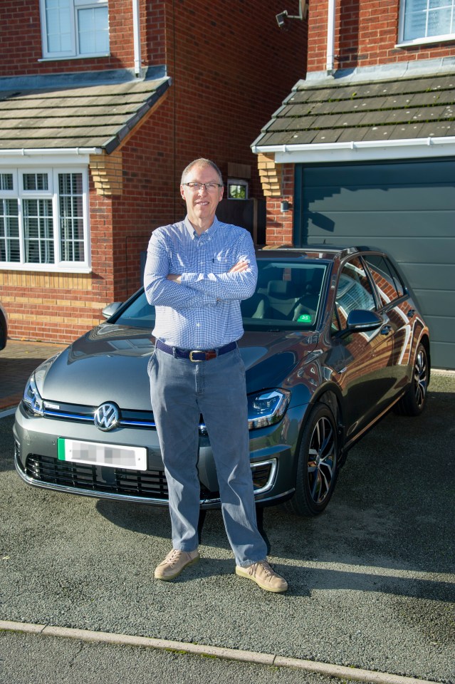 Anthony Hibbs has saved thousands by switching to an electric car