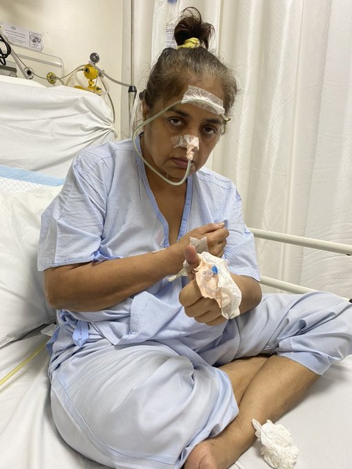 Sushil Jain, 55,  suffered a stroke in New Delhi, India