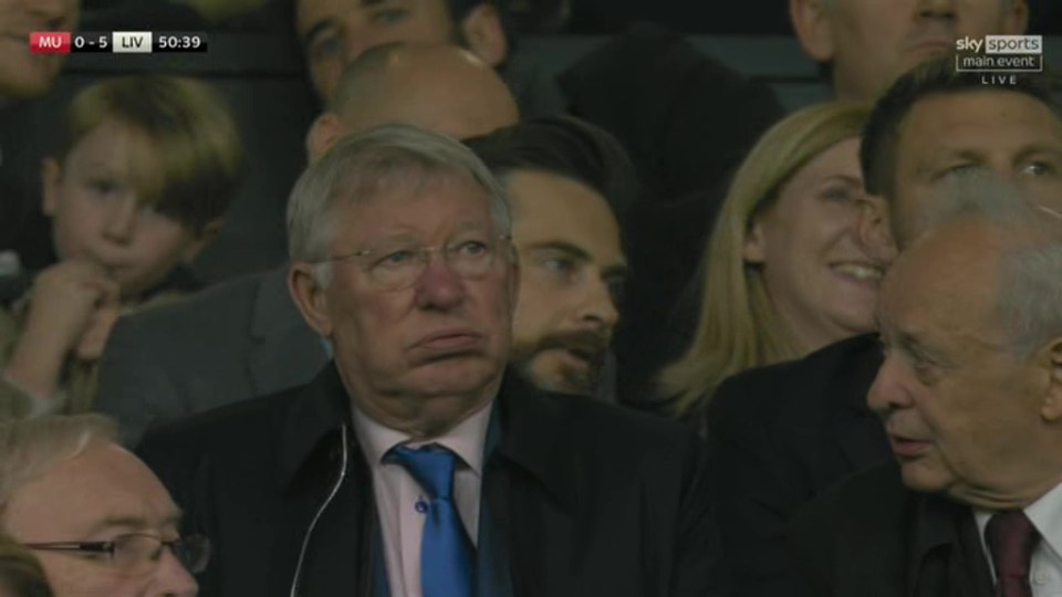 Sir Alex Ferguson's reaction at Old Trafford said it all for Manchester United