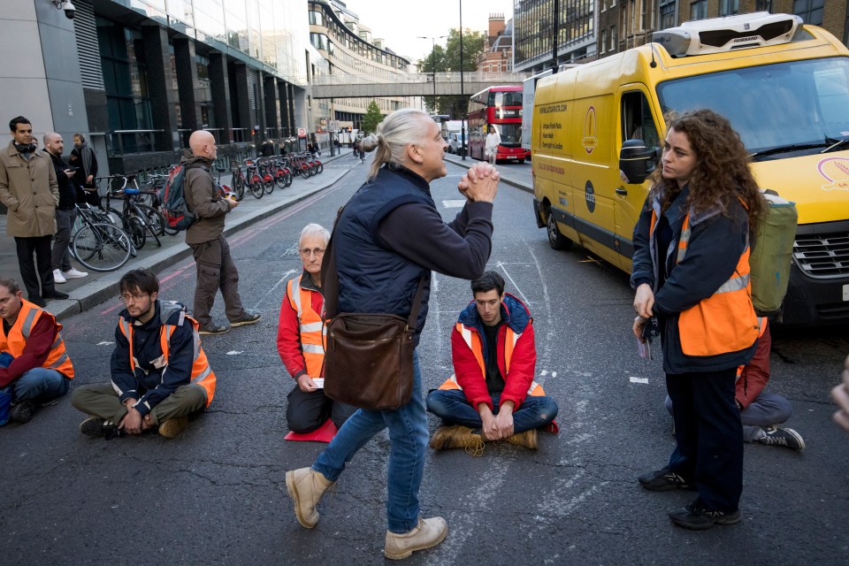 A driver screamed "I hope your family get cancer" at a gormless mob of Insulate Britain protesters