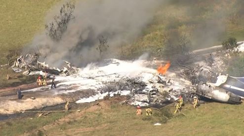 Last week, a plane burst into flames near Houston, Texas,  and everyone onboard lived