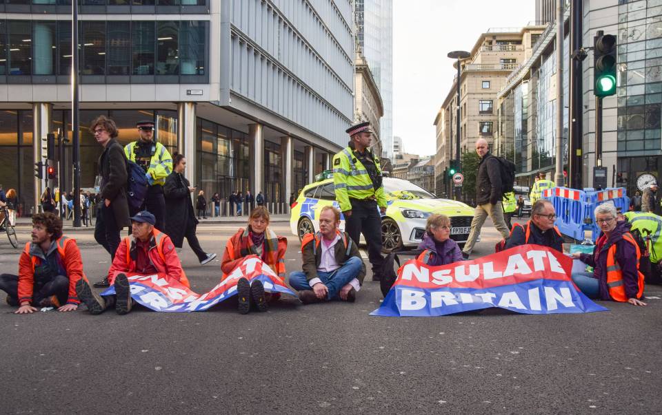 Just when you thought it was safe to go back on the tarmac . . . up pop Insulate Britain again to make life worse for us all