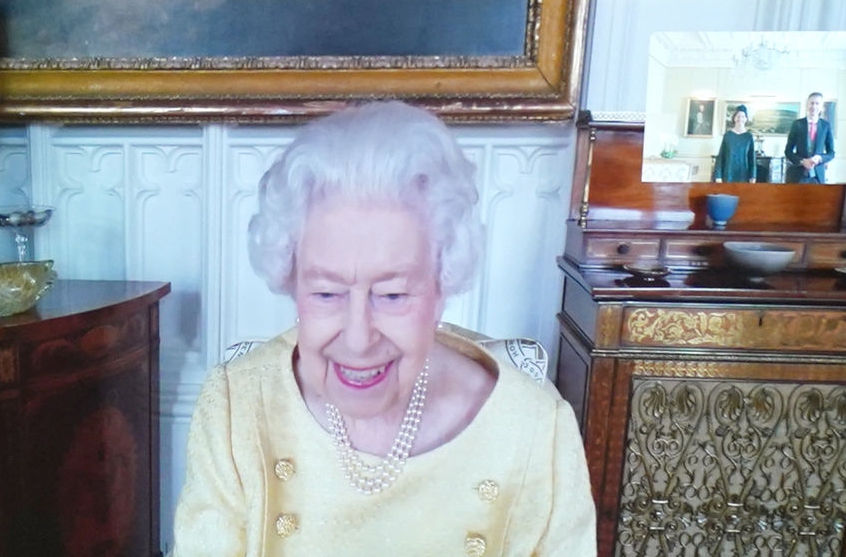 The Queen carried out her first official engagements since staying overnight in hospital last week