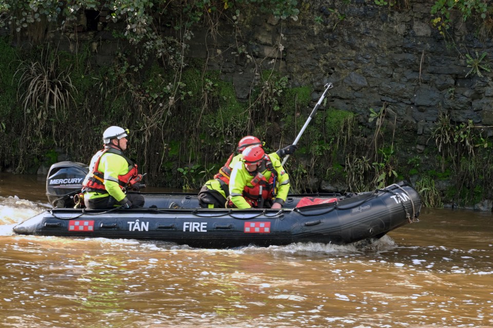 Two paddleboarders are feared have died as a storm turned the River Cleddau in Haverfordwest, Pembrokeshire into a torrent