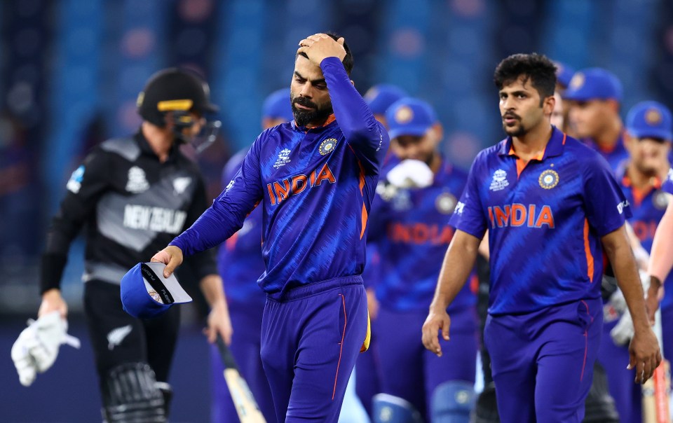 India face an early exit from the T20 World Cup after being smashed by New Zealand in Dubai