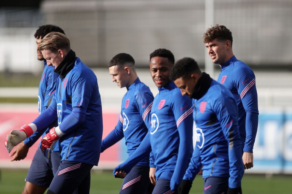 The England players are preparing for their upcoming games against Andorra and Hungary