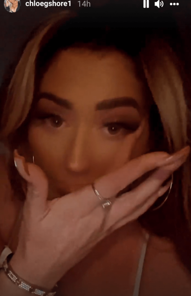 Chloe Ferry broke down in tears on Instagram