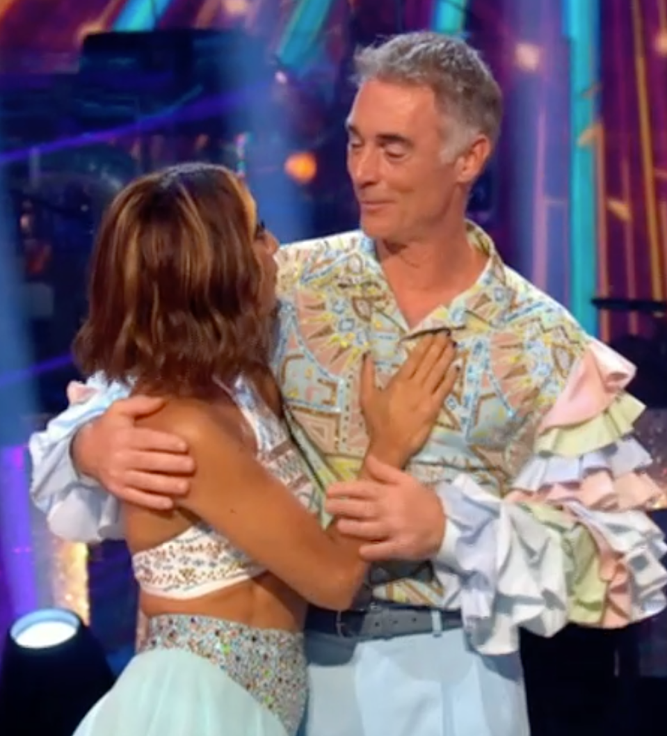 Greg Wise with dance partner Karen Hauer