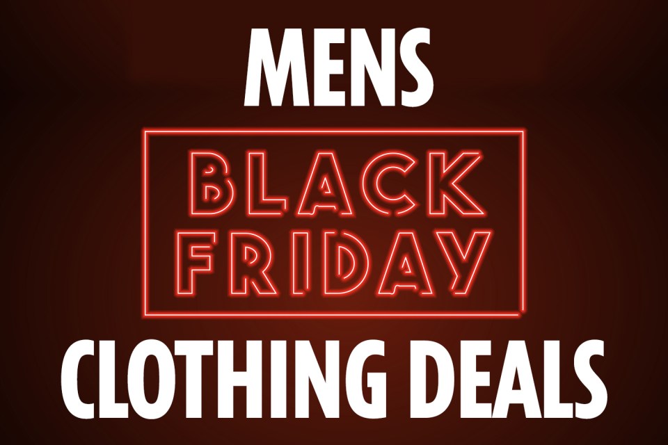 There will be plenty of fashion deals for guys to take advantage of during Black Friday