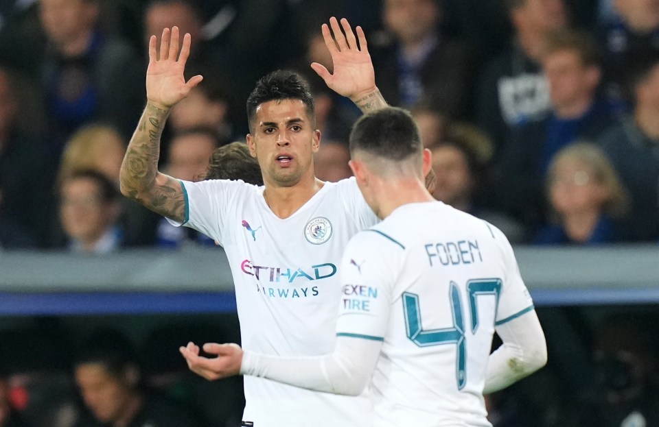 Joao Cancelo netted a true striker's effort