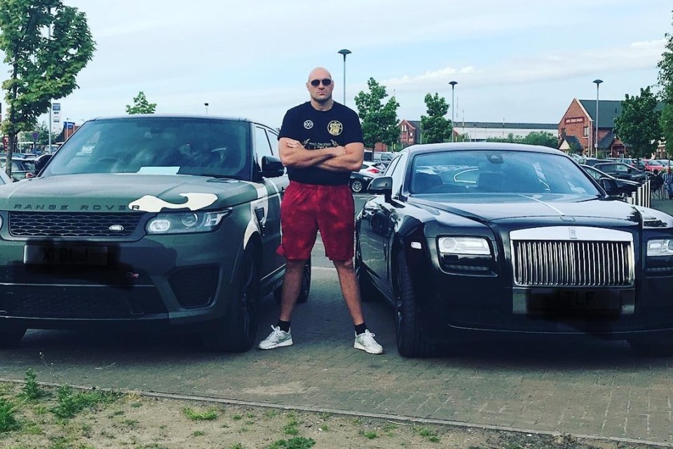 Although Fury has admittedly scaled down on his car collection