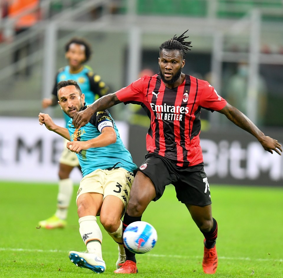 Franck Kessie looks set to leave AC Milan at the end of the season