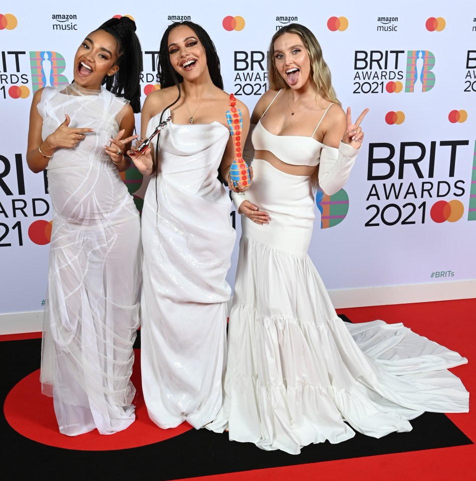 Leigh-Anne gave birth to twins this year while Perrie welcomed a son