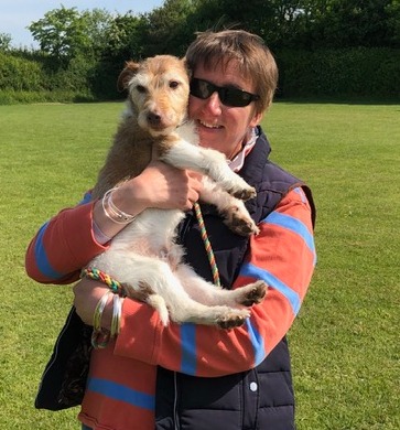 One of Diane's Jack Russells saved her from driving in front of a lorry. His bark, she said, "brought her back to reality"