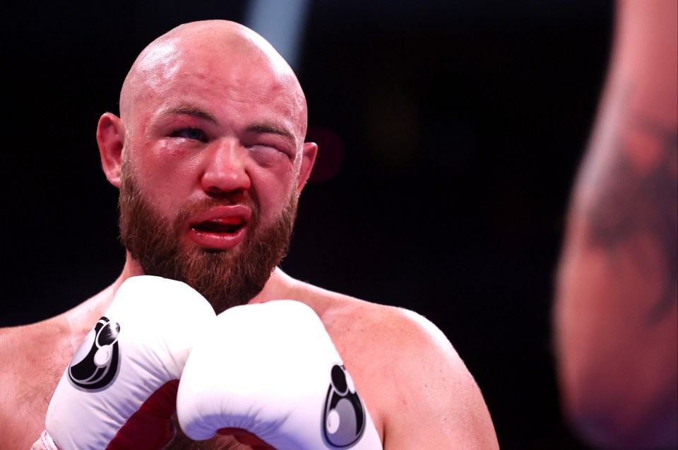 Adam Kownacki in his rematch defeat to Robert Helenius