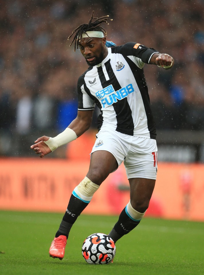 Allan Saint-Maximin has been a rare sharing light in a grim season for Newcastle