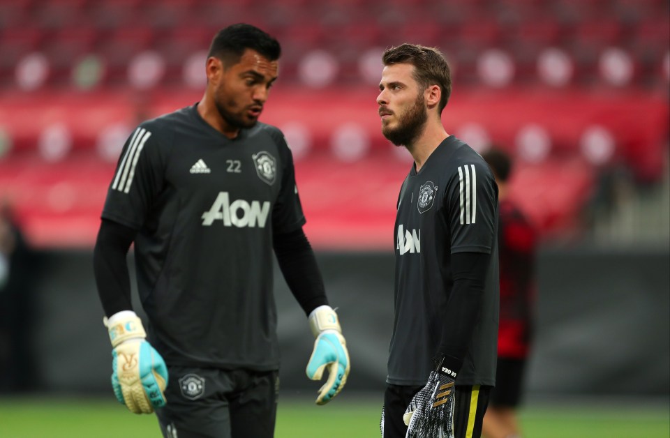 Sergio Romero played second fiddle to David De Gea