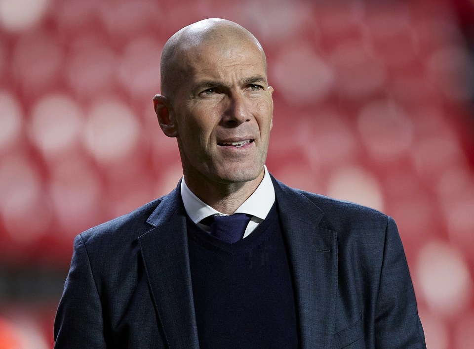 Zinedine Zidane has been linked with Manchester United