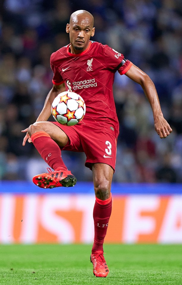 Fabinho looks likely to miss Liverpool's clash with Watford on October 17