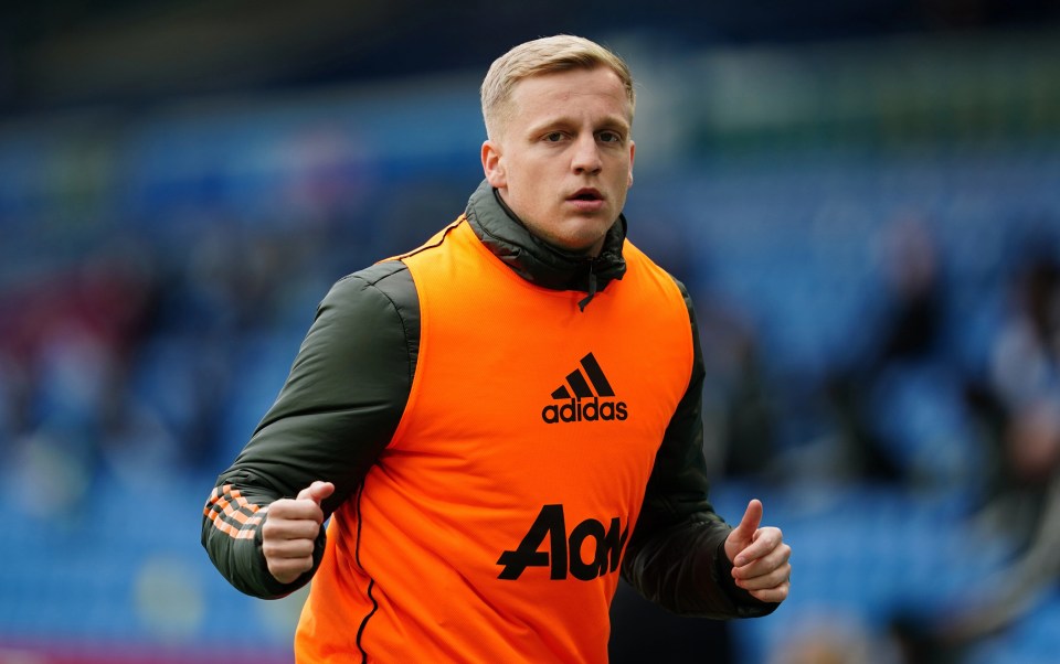 Van de Beek made just three Premier League starts last season