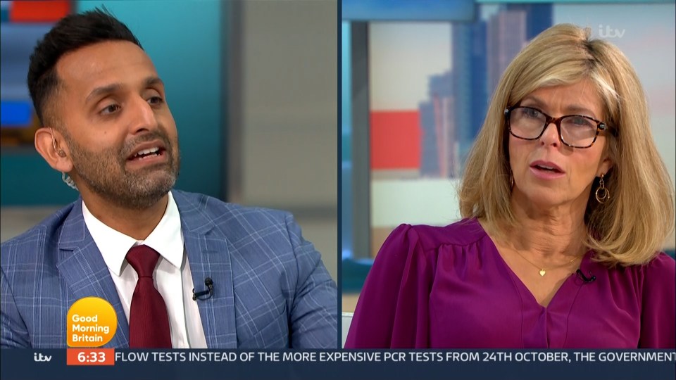 Dr Amir Khan gave Kate a quick diagnosis on GMB today