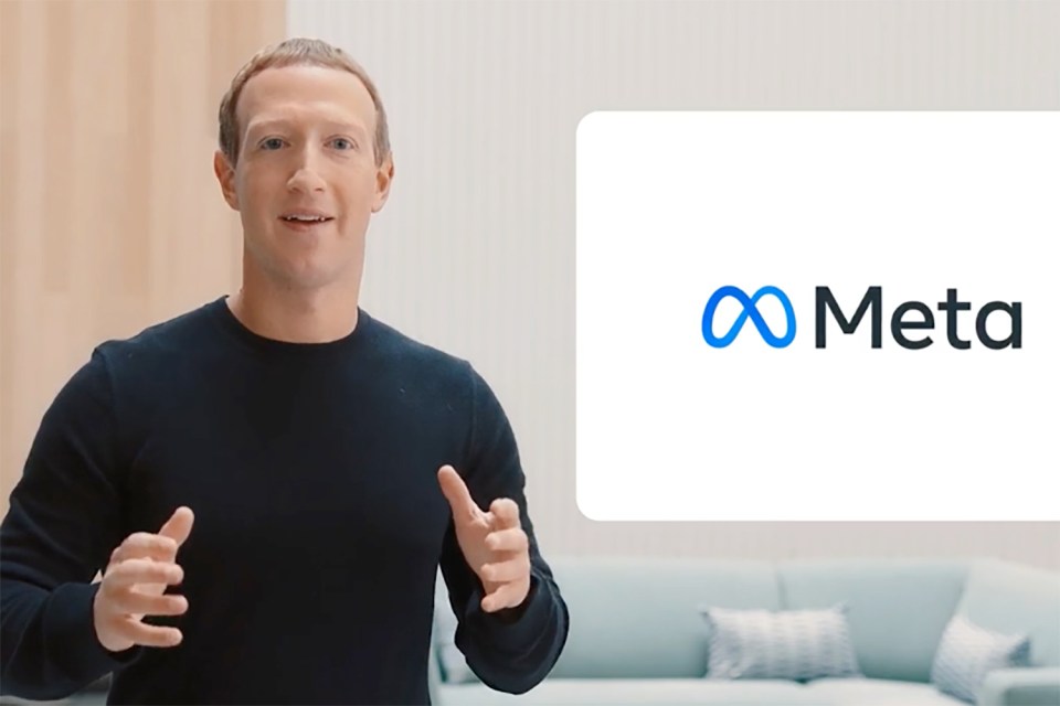 Zuckerberg made the surprise reveal of Meta during the final moments of his Facebook Connect presentation